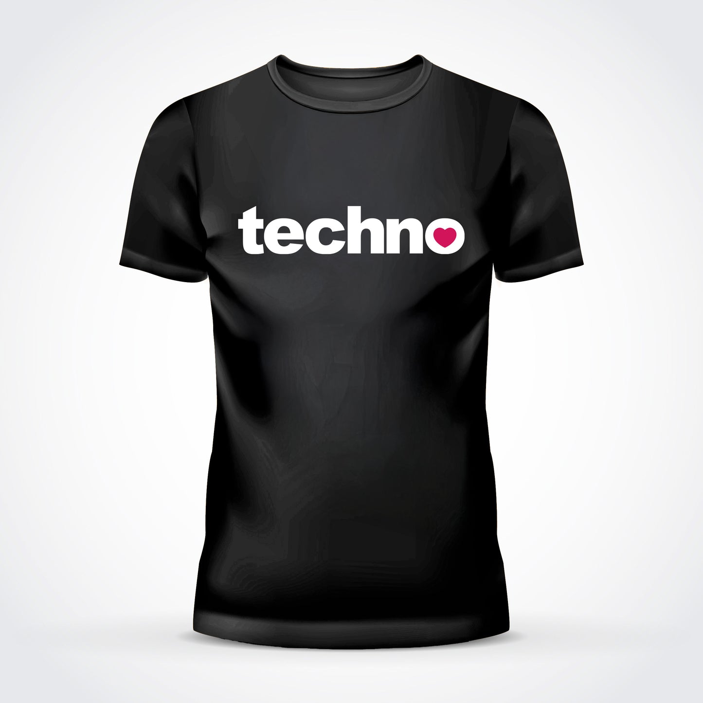 Love Techno Fitted T-Shirt