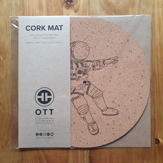 12" Cork Mat - Astronaut