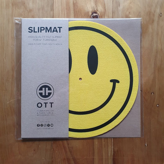 12" Slipmat - Yellow Smiley