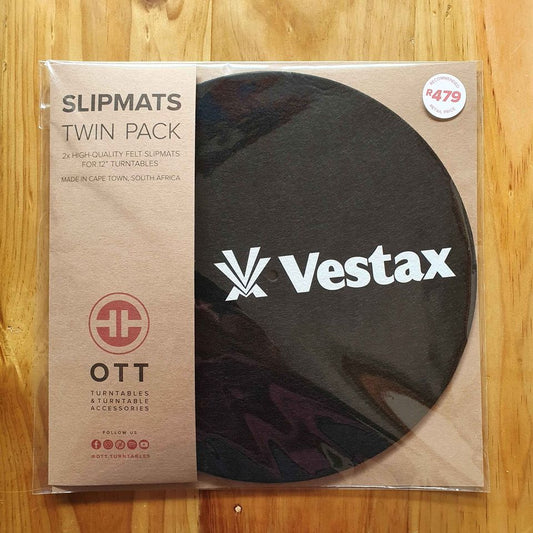 Vestax 12" Slipmats - Twin Pack