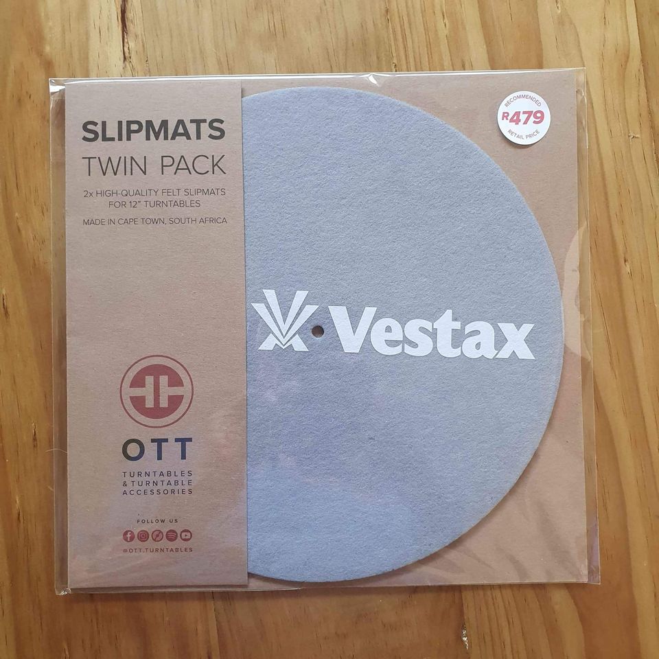 Vestax 12" Slipmats - Twin Pack