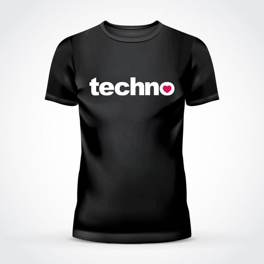 Love Techno Fitted T-Shirt