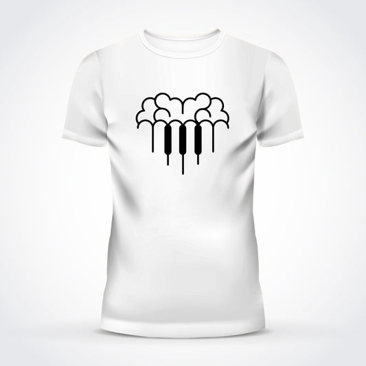 Heart & Mind Music Fitted T-Shirt